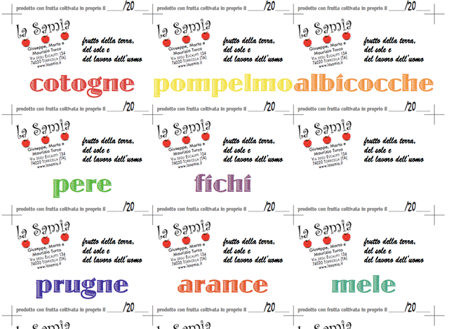 etichette